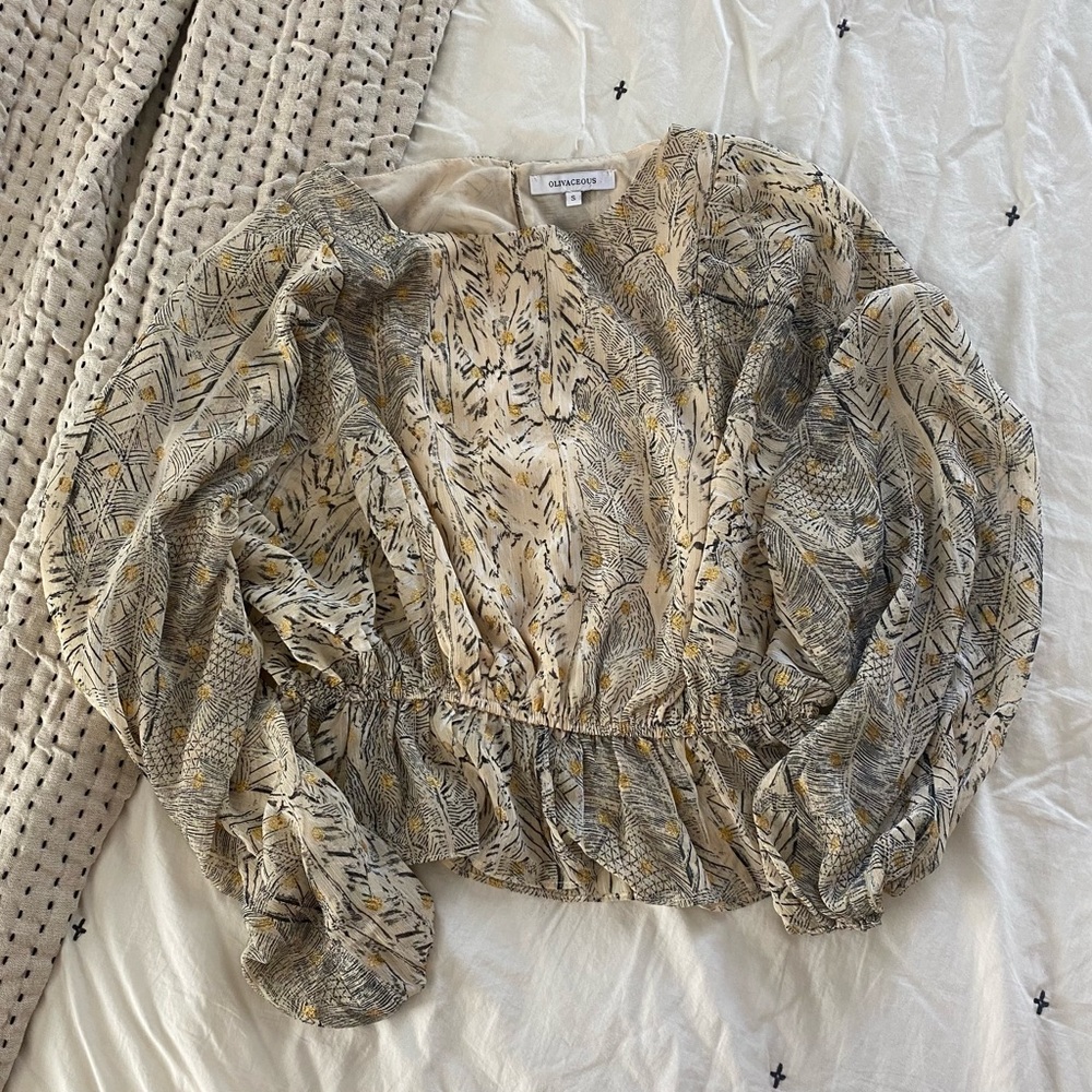 Olivaceous Blouse